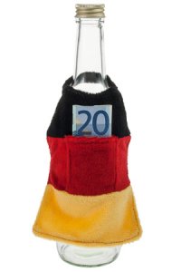 Flaschenschürze Deutschland-Farben