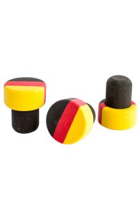 Griffstopfen Deutschland 19 mm, 3 Stück