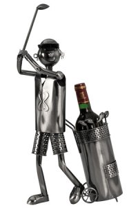 Wein-Flaschenhalter Golfspieler