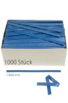Clipbandverschlüsse 130 x 8 mm blau, 1000 Stück