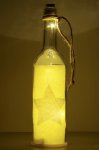 Flaschenlampe mit 5 LEDs, vanille