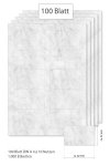 Etiketten 82 x 52 mm grau marmoriert - 100 Blatt A4