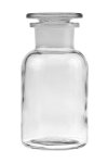 Apothekerflasche mit Glasstopfen  250 ml weiß