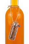 Anhänger Deko-Korkenglas Flaschenpost 18 ml mit Glöckchen