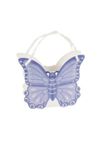 Geschenktasche Schmetterling blau, 12 x 3,5 x 10 cm