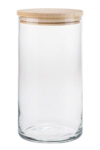 Vorratsglas Inga 1210 ml mit Holzdeckel