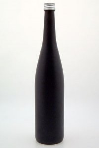 Schlegelflasche 750 ml schwarz mattiert
