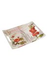 Tablett Rote Blumen 320 x 210 mm