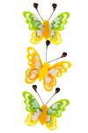 Filz-Sticker Schmetterlinge, 3 Stück