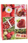 Geschenktüte Erdbeere, 25 x 8,5 x 34,5 cm