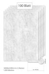 Siegeletiketten grau marmoriert - 100 Blatt A4