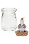 Deko-Korkenglas Weihnachtsmann 90 ml