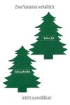 Besteckhalter Weihnachtsbaum grün, 19 x 23 cm