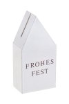 Kartenhalter Frohes Fest, 4 x 2,5 x 9 cm