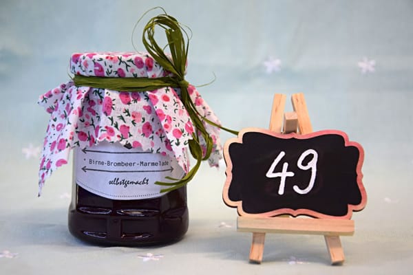 Platz 1 des Marmeladenwettbewerbs