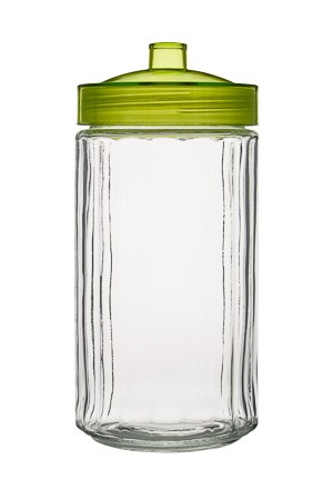 Vorratsglas 1,7 Liter, Deckel grün