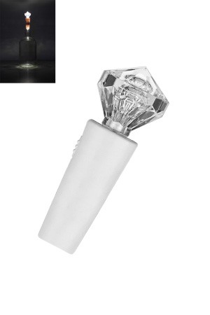Deko-Stopfen 'Diamant' mit 2 LEDs