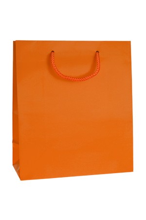 Geschenktüte orange 16 x 8 x 19 cm