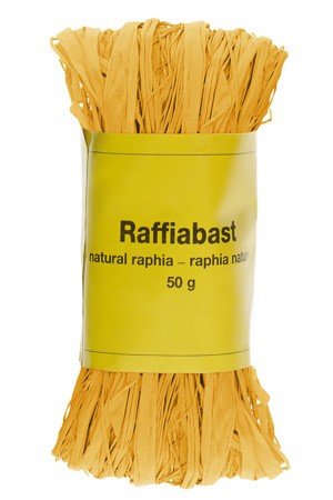 Raffia Bast 50 g gelb