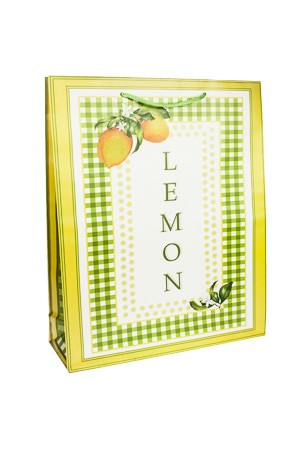 Geschenktüte 'Lemon', 11 x 6 x 13 cm