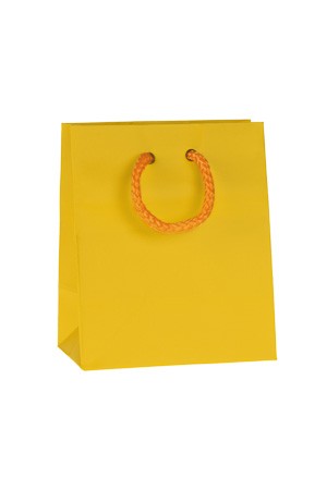 Geschenktüte gelb 10 x 6,5 x 12 cm