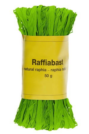 Raffia Bast 50 g apfelgrün