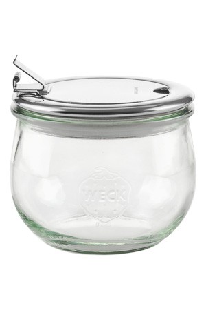WECK-Glas 500 ml mit HappyTappi RR 100 Zuckerspenderdeckel