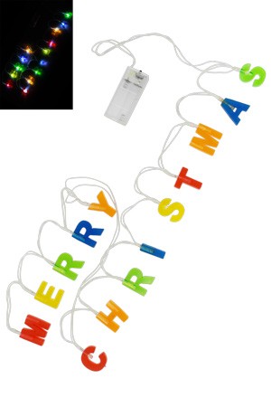 Lichterkette 'Merry Christmas', 14 LEDs