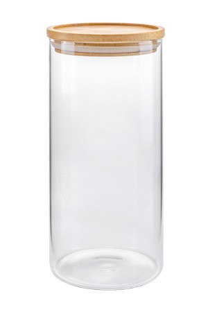 Vorratsglas 1200 ml mit Holzdeckel