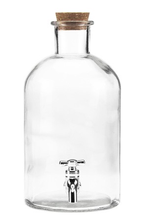 Deko-Flasche mit Ablasshahn 1000 ml
