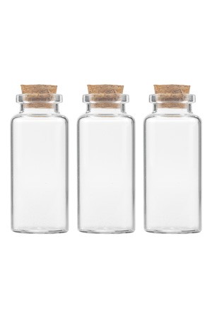 Minikorkenflasche 30 ml, 3er Pack