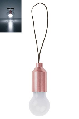 LED Dekoanhänger 'Glühbirne' weiß, 5,5 cm