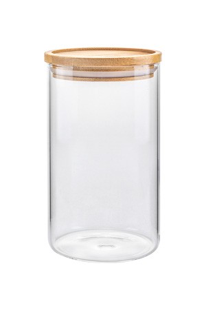 Vorratsglas 900 ml mit Holzdeckel