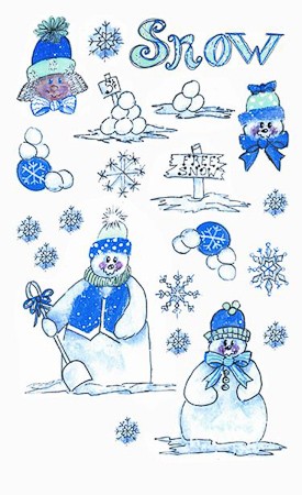 Rubbel-Sticker 'Schneebälle zu verkaufen' beglimmert