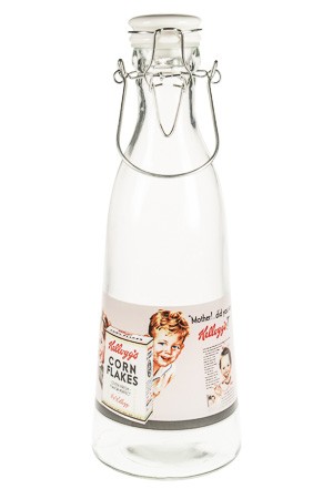 Bügelflasche 'Vintage' 1000 ml 'Corn Flakes'
