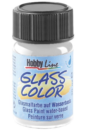 Glasmalfarbe auf Wasserbasis farblos, 20 ml