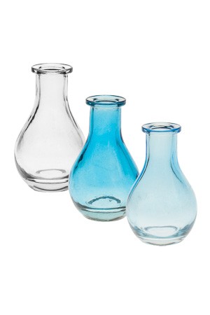 Flaschen-Set 'Aqua' Tropfen mini, 3-teilig