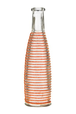 Deko-Flasche 'Peru' 100 ml orange