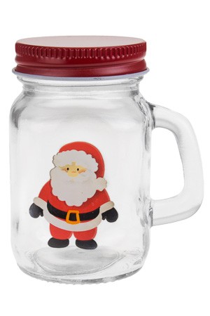 Henkelglas 'Weihnachts-/Wintermotiv' 135 ml