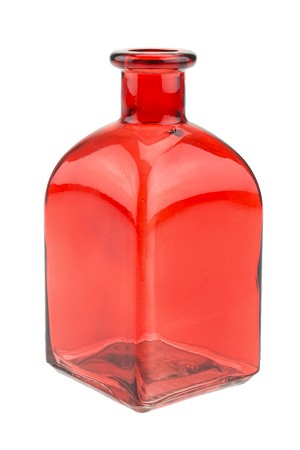 Deko-Flasche rot 250 ml