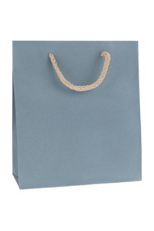 Geschenktüte natron-blau 16 x 8 x 19 cm