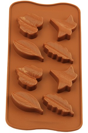 Schokoladen- und Backform 'Blätter'