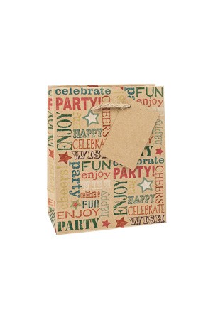 Geschenktüte 'Party', 11 x 6 x 13,5 cm