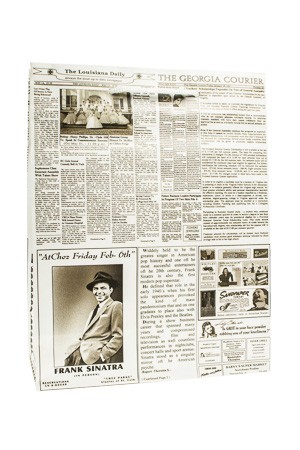 Geschenktüte 'Newspaper', 18 x 8 x 23 cm