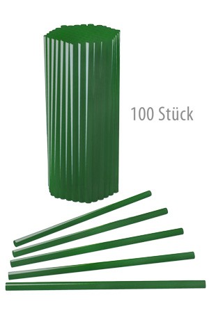 Trinkhalm wiederverwendbar 19 cm, Ø 7,7 mm grün, 100 Stück