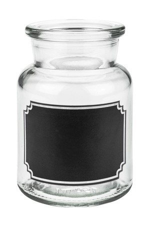 Korkenglas 150 ml mit Tafel - 2. WAHL
