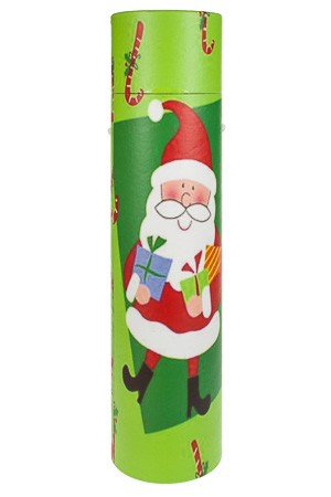Flaschenbox 'Weihnachtsmann' grün