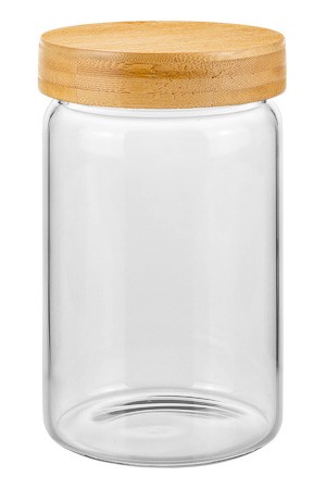 Vorratsglas 1250 ml mit Holzdeckel