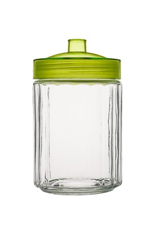 Vorratsglas 1,2 Liter, Deckel grün