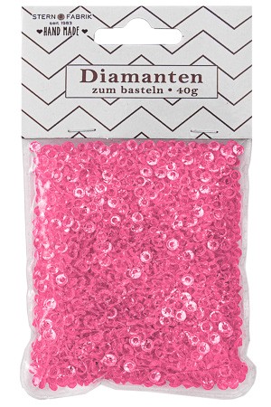 Streudeko 'Diamanten' rosa 40 g